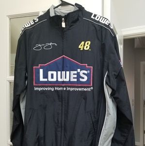 Authentic Jimmy Johnson 48 Lowes Nylon Windbreaker